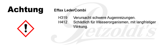 Effax LederCombi CLP/GHS Verordnung